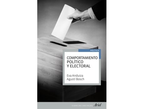 Livro Comportamiento Político Y Electoral de Agustí Y Anduiza Bosch (Espanhol)