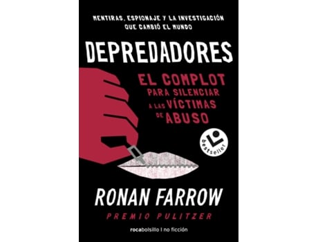 Livro Depredadores de Ronan Farrow (Espanhol)