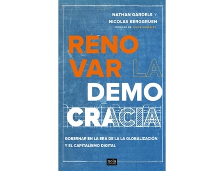 Livro Renovar La Democracia de Nathan Gardels (Espanhol)