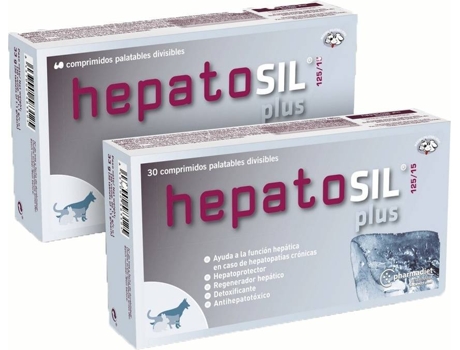 Complemento Alimentar para Cães e Gatos  Hepatosil Plus (60 Comprimidos)