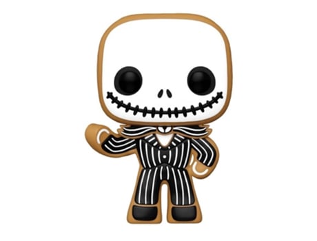 Figura Funko O Pesadelo Antes do Natal Jack Skellington Pão de Gengibre Pop! O PESADelo ANTES DO NATAL