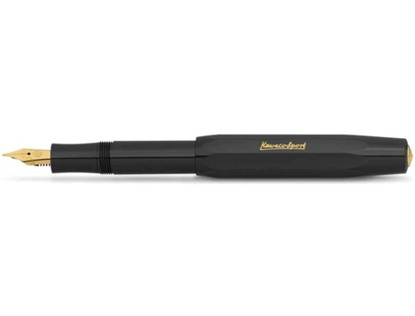 Caneta de Tinta Permanente KAWECO Classic Sport Preto (Fino - Azul)