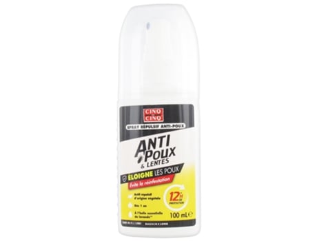 Spray Repelente Anti-piolhos 12H Proteção 100 Ml CINQ SUR CINQ