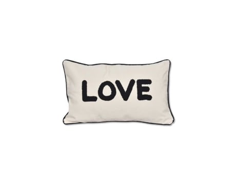 Almofada de Lona Love Natural 30X50 Cm TRADILINGE