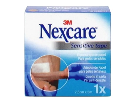 Adesivo 3M ESPAÑA Nexcare Fita Papel Piel 5M X 2,5 cm