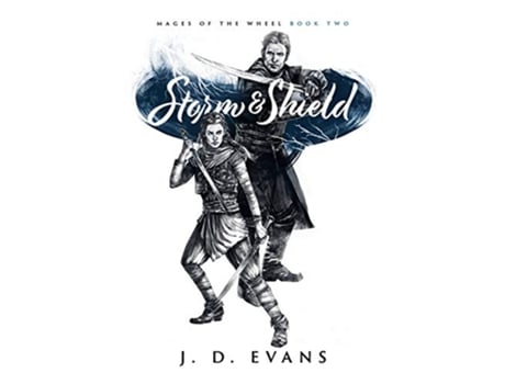 Livro Storm Shield Mages of the Wheel de J D Evans (Inglês)