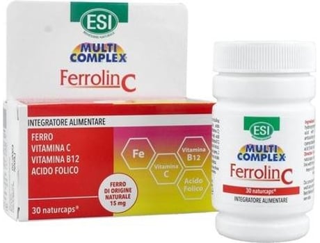 Suplemento Alimentar ESI Ferrolin C (30 cápsulas)