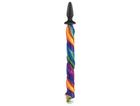 Ns Novelties Unicorn Tails Rainbow Anal Plug Colorido