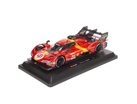 BURAGO Model Car Ferrari 499P Lmh Campeão das 24H de Le Mans de 2023 1:24