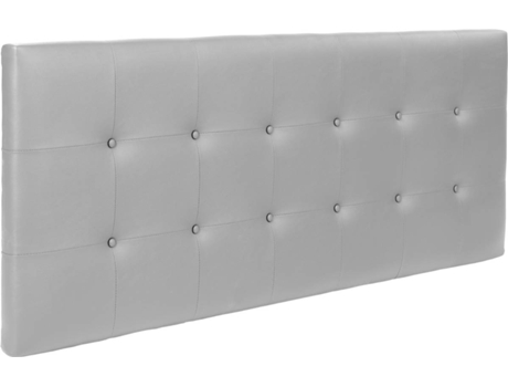 Cabeceira de Cama DHOME Acolchoado (Prateado - Tecido e Polipele - 150 x 8 x 60 cm)