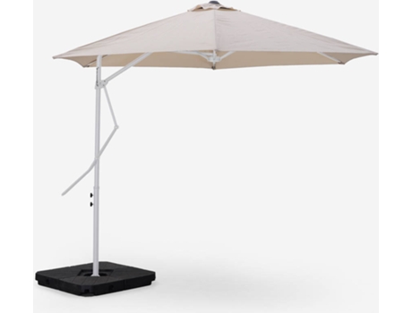 Guarda-Chuva de Jardim ELIOS PARASOLS Pólo Lateral descentralizado Branco Napili (3x3m)