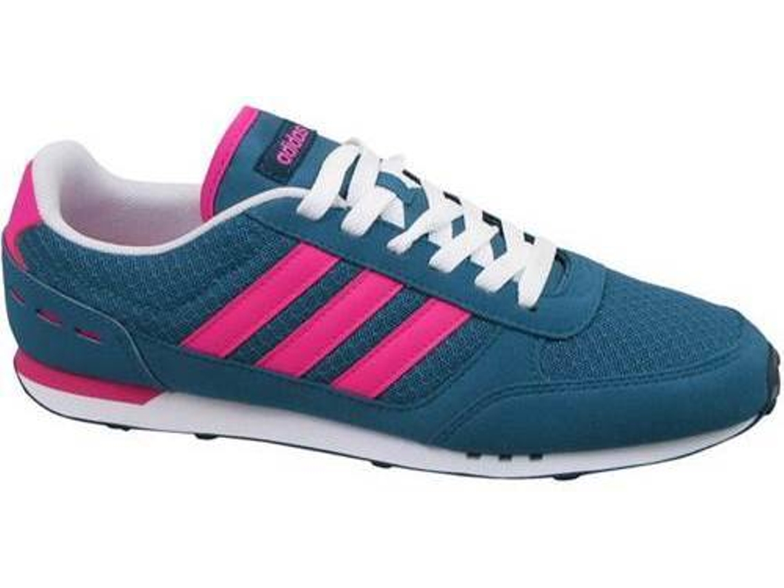 Tenis ADIDAS City Racer W Mulher 36.6 Azul e Rosa Worten.pt