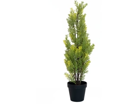 Planta Artificial EUROPALMS Cypress (Verde - 60 cm)