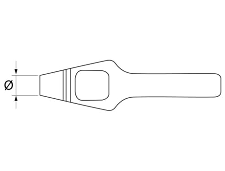 Sacabocados de ponte DIN 7200 forma A (21 mm) PAFFRATH