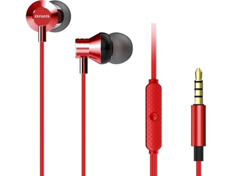 Auriculares  ESTM-50RD - Vermelho