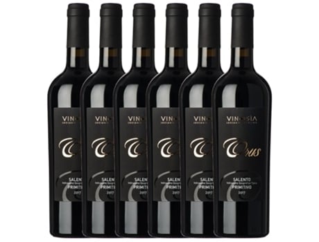 Vinho VinoÌA Vinoìa Orus Primitivo Salento (0.75 L - 6 unidades)