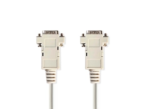 Vga Cable Vga Male Vga Male Nickel Plated Maximum Resolution: 1024X768 2.00 M Round Abs Ivory Label NEDIS