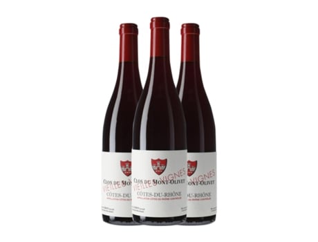 Vinho CLOS DU MONT-OLIVET Vieilles Vignes Rouge Côtes du Rhône (0.75 L - 3 Unidades)