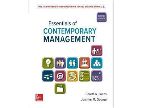 Livro ISE Essentials of Contemporary Management de Gareth Jones, Jennifer George (Inglês)