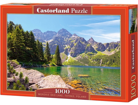 Puzzle  Morskie Oko lake, Tatras, Poland (1000 Peças)