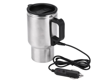 Caneca de café SEC 12V, copo de aquecimento, chaleira de água não tóxica 450ml, acampamento de viagem de carro SC022 KEENSO