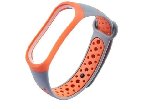 Bracelete para DEEP SMILE Silicone Xiaomi Mi Band 3 Laranja