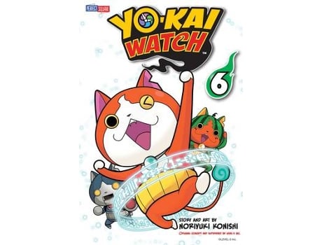 Livro yo-kai watch, vol. 6 de noriyuki konishi (inglês)