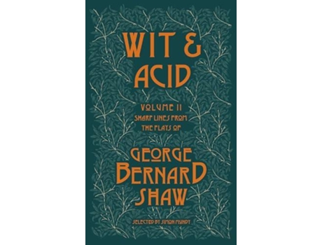 Livro Wit and Acid de George Bernard Shaw (Inglês)