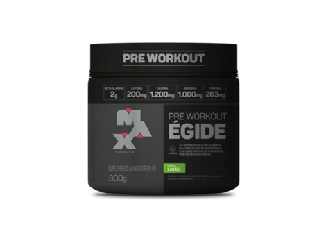 Égide Pré Treino Sabor Limão 300G MAX TITANIUM