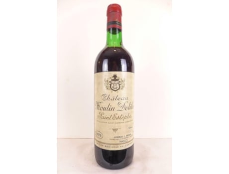 Vinho Tinto CHÂTEAU MOULIN DELILLE 1978 (75 cl - 1 unidade)