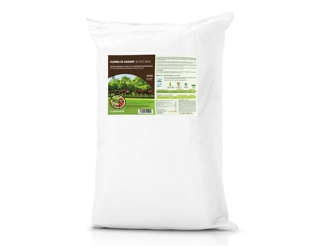 CULTIVERS Farinha de Sangue 25 Kg Adubo Orgânico com Elevado Teor de Azoto, Ferro Hémico e Matéria Orgânica. Fertilizante Activador de Crescimento