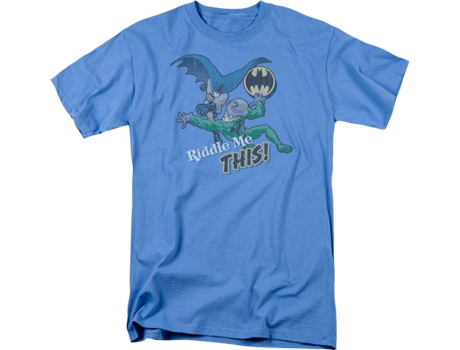 T-Shirt de Homem SUPERHEROMARVEL Batman Riddle This Algodão (M)