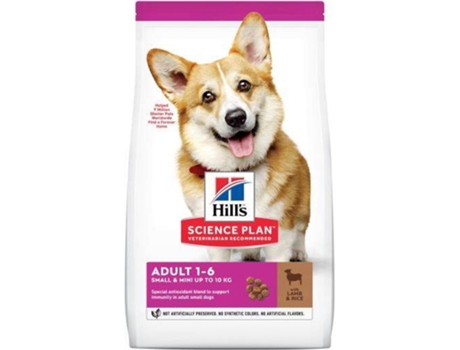 Ração para Cães HILL'S (1.5 Kg - Seca - Adulto - Porte Pequeno - Sabor: Cordeiro e Arroz)