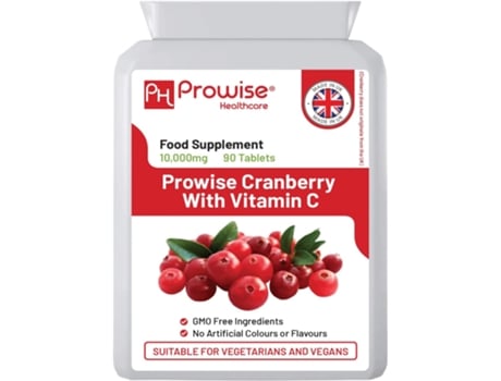 Suplemento Alimentar PROWISE HEALTCARE Cranberry Double Strength 10.000Mg (90 Comprimidos)