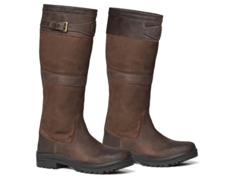 Botas de Mulher MOUNTAIN HORSE Montar Cumberland Regular Pele Castanho (36)