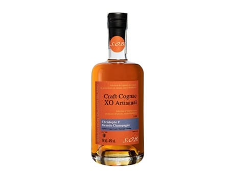 Conhaque S.O.B. CRAFT X.O. Extra Old Artisanal Christophe Fillioux Grande Champanhe Cognac (0.7 L - 1 Unidade)