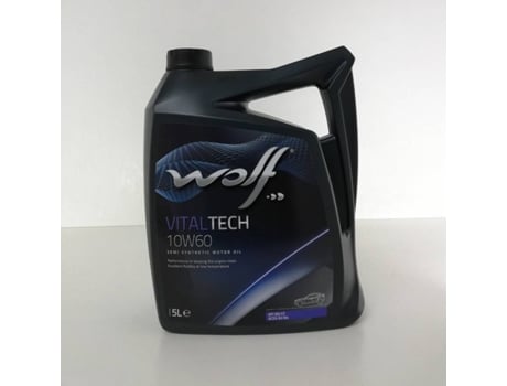 Óleo para Motor WOLF Vitaltech 10W60 (5 L)