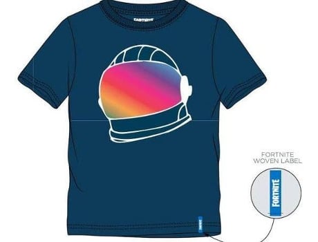 T-Shirt FORTNITE Space Helmet Azul XL