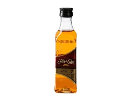 Rum FLOR DE CAÑA Grande Reserva 7 Anos Garrafa Miniatura (0.05 L - 12 Unidades)