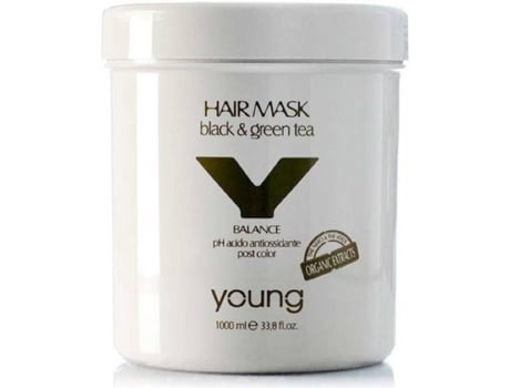 Máscara para o Cabelo YOUNG Balance Mask Black & Green Tea (1000 ml)