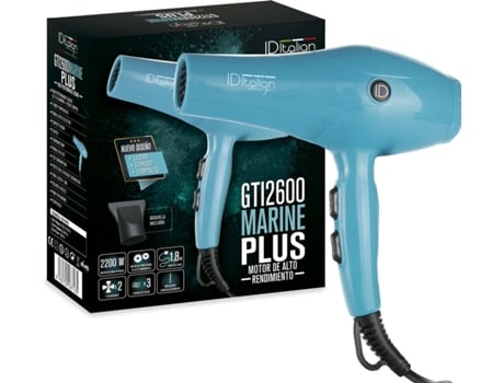 Secador de Cabelo POSTQUAM GTI 2600 Marine Plus (2200 W - 2 Níveis de Temperatura)