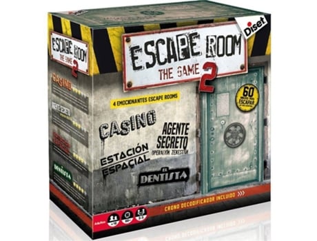Jogo de Estratégia DISET Escape Room para dois jogadores