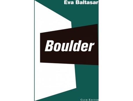 Livro Boulder de Eva Baltasar (Catalão)