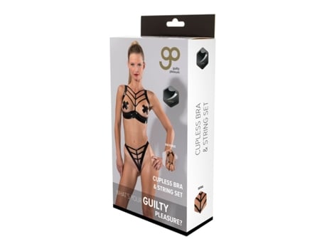 Conjunto de Lingerie GUILTY PLEASURE Preto (L)