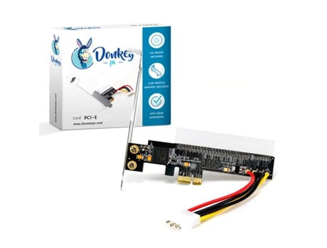 Placa Adaptador DONKEY PC a de Expansão DONKEY PC Express Pci-E para Pci Sata