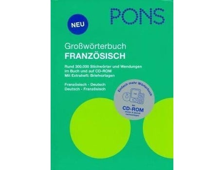 Livro Grosswörterbuch Französisch (Solo Dicc + CD - Sin Extraheft)