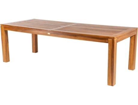 Mesa Retangular EDENJARDIN (Castanho - Madeira - 240x100x77cm)