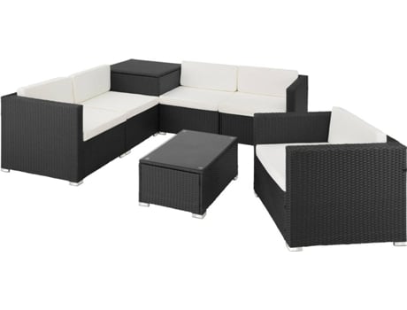 Conjunto de Jardim  Pisa (Preto - Aço - 67x75x64.5 cm)