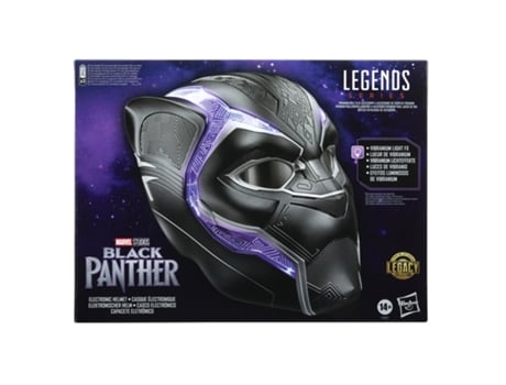 Figura de Ação BLACK PANTHER Marvel Legends Series Eletronic Role Play Helmet