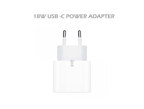 Jc Cargador Branco Pared Usb-C 18W Carga Rápida